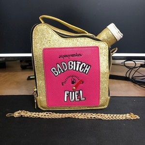 Cutestbag bad girl fuel gold crossbody